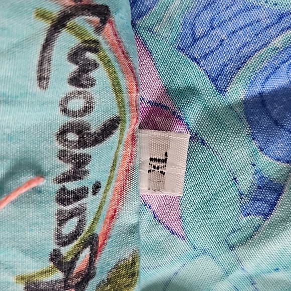 Rainbow Jo blue/aqua/lilac floral sundress-XL - Picture 7 of 11